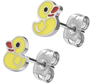 FILANGO 1 Paar Titan Kinder Ohrstecker antiallergen nickelfrei Motivauswahl