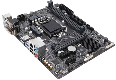 VBESTLIFE Scheda Madre B460M, Socket LGA 1200 per CPU Pentium Celeron Core I9 I7 I5 I3 di Decima Generazione, DDR4 2933 MHz Dual Channel, PCIe 3.0 X16, SSD M.2 NVMe
