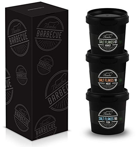 Bembo Barbecue - BBQ Rub - Salt Flakes Pack - Fiocchi di Sale Aromatizzati per Griglia, Barbecue e Marinatura - Made in Italy