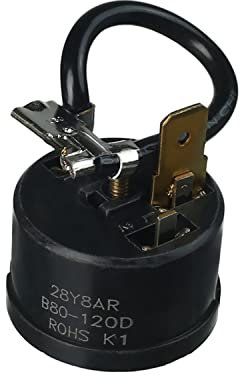 Othmro Lot de 5 protecteurs de compresseur pour réfrigérateur - Protection contre les surcharges thermiques 1/4 (HP) 180 W - Pièce de rechange pour compresseur de voiture - Protection contre la