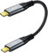 30cm/0,3m, Kurzes USB C zu USB C Kabel, 10 Gbps Datenübertragung, USB 3.2 Kabel mit 100 W Ladeunterstützung und 4K Videoausgabe, kompatibel mit iPhone 16/15, MacBook Pro, Galaxy S23, Samsung T7