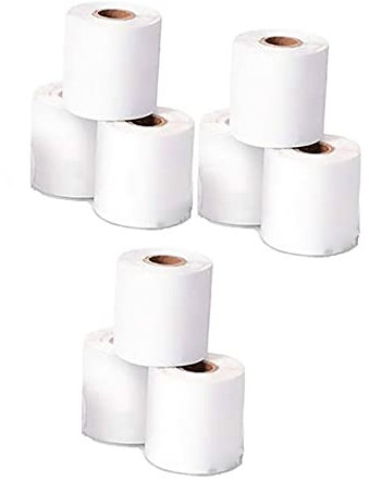 Buntes Thermo-Sticker-Papier, selbstklebendes Druckerpapier, kompatibel mit Phomemo M02S/M 02 PRO Drucker, lila/hellblau/hellrosa, 3,5 m x 15 mm/Rolle, insgesamt 9 Rollen