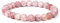 LIUQIANYU Chakra Armband,Mode Naturstein Rosa Angelite Perlen Armband Sonnenstein Perlen Energie Yoga Armband Schmuck Für Frauen Handgemachte Geschenke,Rosa Angelite,17Cm