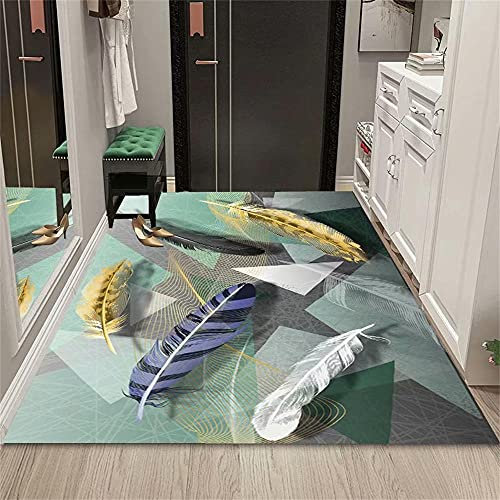 Chair Mat Carpet Carpet Tiles Green Porch Carpet Mat Household Carpet Living Room CHildren's Room Accessories Can Be Washed Washable Mats And Rugs 180X280CM Mats For Living Room