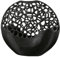 GILDE Vase Osaka schwarz H: 32 cm B: 34 cm T: 10cm 43490