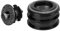 BuyWeek Fahrrad Steuersatz, 44mm Fahrrad Headset Doppelte Lager Fahrrad Steuersatz Mountainbike Vordergabel Stem Headset Zubehör(Schwarz)