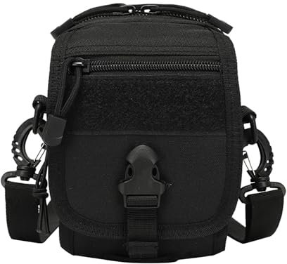 Taktische Umhängetasche, Mini Molle Schultertasche, Multifunktional Klein Zubehörtasche Crossbody Bag Messengerbag für Training Camping Reise Fitness Wanderung Radfahren