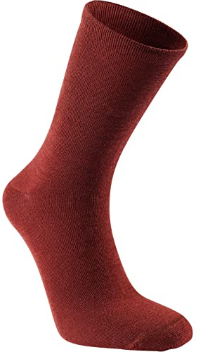 Woolpower Liner Socks Classic - Merinowollsocken (Rust Red, 45-48)