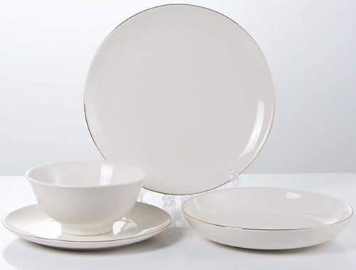 Vajilla 24 piezas 6 Personas - Blanco Brillante