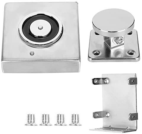 Unterputz-Magnettürhalter, Magnet-Brandschutztür-Saugkraft 500 N Haltekraft Bodenmontage-Stopper Wandhalterung Notfall Rauchdicht Elektromagnetisch Einfache Installation(DC24V)