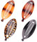 Pinces à Banane,4 Pièces Queue de Poisson Clip pour Femmes Classique Pinces à Cheveux Longs Banane Française Peigne à Cheveux Porte-Queue de Cheval Banane,pour le Sport la vie