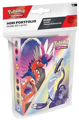 Pokéman Scarledt & Violedt Mini Portfolio + Protection d'expédition HeartForCards