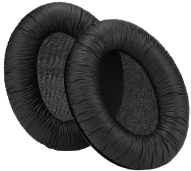 1 Pair Black Universal Headphone Earpads Soft Sponge Cushion Headset Cover Replacement Ear Pads for Sennheiser HD201 HD180 HD201S