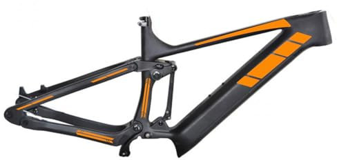 Generico Set mit 14 Aufklebern für Fahrradrahmen, MTB, universal, Rahmen für Schutz, Artikelnummer 2022 (037 Neonorange)