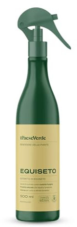 Equiseto Il Paese Verde. Decotto di equiseto con azione di controllo delle malattie fungine. Prodotto 100% naturale che rispetta l'ambiente, l'uomo e gli animali domestici - 500ml