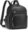 Miss Lulu Damen mode Rucksack PU Leder Rucksack Tasche Mädchen Casual Tagesrucksäcke Mini Umhängetasche Anti-Diebstahl Wasserdichte Rucksäcke für Damen & Mädchen