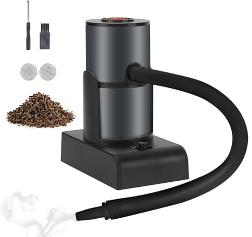 Eljeczt Räucherpistole Set Tragbare Räucherpistole Für Lebensmittel Räuchermaschine Rauch Aufguss Pistole Essen Fleisch Cocktail Räucher-Gerät Für Käse Fleisch BBQ Home Camping