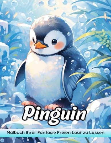 Pinguin: Erwachsene Malbuch Mit Pinguin Für Stressabbau Und Entspannung