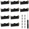 KUOQIY 10 PCS 12V 23A Battery Holder, A23 Battery Case Holder Box, 12V Battery Holder Spring Clip Case with Pin, with Screwdriver & Screw