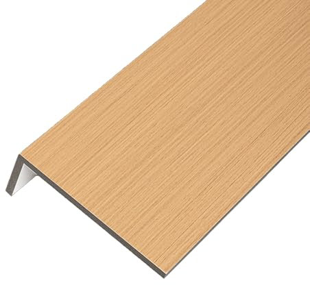 Davanzale per Finestra Copertura Decorativa per Davanzale Della Finestra a Forma di L per Finitura Piastrellata, Sostituzione Della Copertura del Davanzale Della Finestra con Venature del Legno ( Colo