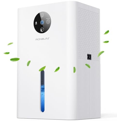 Dehumidifiers for Home, 1800ML Large Capacity Dehumidifier for Bedroom with Sleep Mode Auto-Off 7 Colors Light, Portable Dehumidifiers for Drying Clothes Small Dehumidifier for Bathroom RV Closet