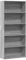 vidaXL Bücherregal, Bücherschrank mit 5 Fächern, Standregal für Wohnzimmer Büro, Büroregal Wandregal Raumteiler, Grau Sonoma Holzwerkstoff