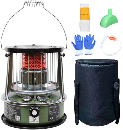 Calentador De Queroseno, Estufa De Queroseno Elevable, Estufa De Calefacción De Queroseno for Barbacoa, Calentador De Espacio Pequeño, Estufa De Calefacción De Queroseno for Pesca En Hielo, for Acampa