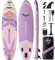 11,6' x 35 Einfaltbares Stand-Up-Paddleboard (SUP) für Erwachsene 450 lbs Tragfähigkeit, rutschfeste Plattform, Premium-Accessoires & Rucksack – Yoga, Angel, Surfen Purple