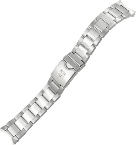 EPANO 22mm 21mm Massives Edelstahl-Uhrenarmband für Tissot Seastar T120417 T120407 T120 Silber Armband Armbänder Uhrenteile(T120417 silver,22mm)