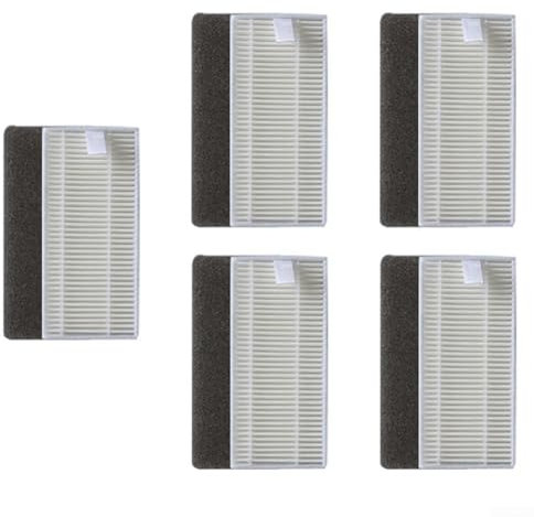 Kit de mantenimiento de filtros para robot aspirador Tesvor M2 contiene 5 filtros de repuesto