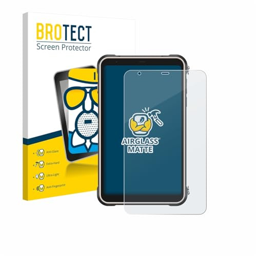 BROTECT Schutzglas für Ulefone RugKing Pad Pro | Entspiegelnder Displayschutz Made in Germany Schutzfolie Glas Matt Anti-Reflex Kratzfest 9H Anti-Fingerprint Einfache Montage