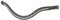 BUSSE solibel Stirnband TWISTER Pony (38 cm), schwarz/Kette-silber
