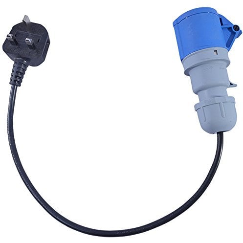 13 Amp zu 16 Amp Pat Test Adapter 16 A 240 V 230 V Blue Adapter für tragbare Gerät Testen