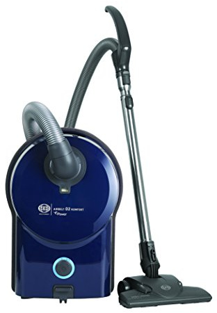 SEBO 90914GB Airbelt D2 Komfort, Cylinder Vacuum Cleaner, Navy Blue