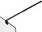 Barre de stabilisation extensible ronde pour parois de douche à l'italienne - noir