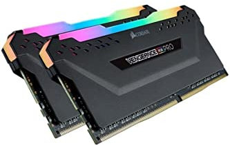 Corsair CMW16GX4M2Z4000C18 VENGEANCE RGB PRO 16GB (2x8GB) DDR4 4000 (PC4-32000) C18 AMD Optimized Memory – Black