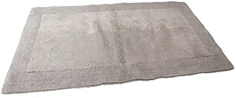 Batex Badteppich Duo-Flor dunkel beige ca.55X85cm Badematte Badezimmerteppich Badgarnitur Badvorleger Duschmatte
