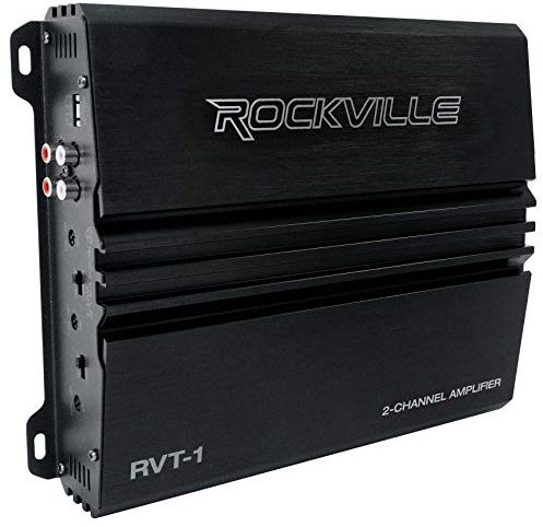 Rockville RVT-1 1000 W Peak/250 W Dyno Certified RMS 2 canales amplificador estéreo para coche