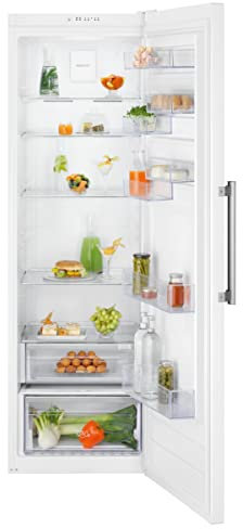 Electrolux LRC5ME38W2 Frigorífico 1 puerta, Libre Instalación, 1,86 m, Almacenamiento personalizable, Temperatura estable, Descongelación automática, Cajón baja temperatura, LED, Blanco, Clase E