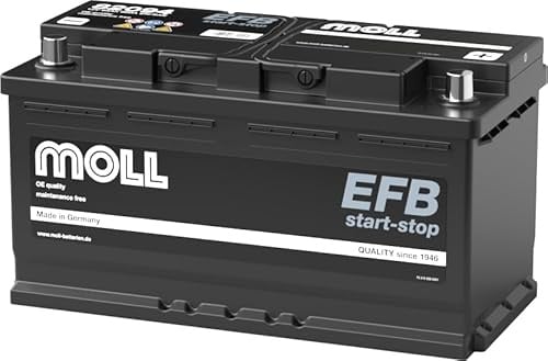MOLL EFB start/stop Starterbatterie 12V Autobatterie (Moll EFB 82094)