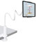 Zoeley Tablet Halter, Schwanenhals Tablet Halterung Verstellbarer Arm Flexibler Multi Angle Lazy Handyhalter (Weiß)
