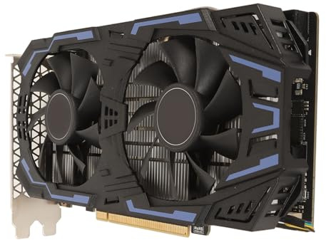 ciciglow GTX1060 Gaming-Grafikkarte, GDDR5 192 Bit, PCI Express X16 3.0, HDMI, DVI, DisplayPort-Schnittstelle, Desktop-GPU-Grafikkarte mit Zwei Lüftern (GTX 1060 3 GB)