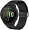 Blueshaweu Cinturino da 20 mm, compatibile con Garmin Forerunner 165, morbido silicone Dual Magnetico, Bracciali regolabili compatibili con Garmin Forerunner 165 Smartwatch, Nero