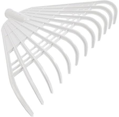 FUNOMOCYA Laubrechen Aus Kunststoff Für Gartenarbeit Und Strauchpflege Handrechen Zum Laubsammeln Und Jäten Im Garten Robust Und Einfach Zu Bedienen