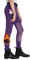 baleaf Kinder Reithose Mädchen Reitleggings Vollbesatz-Reithose Fleece-Pferde-Reithose Leggings Taschen Strumpfhose Lila L