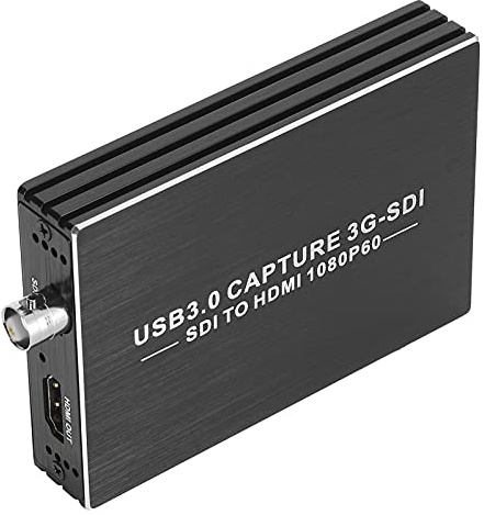 RASTKY 3G-SDI USB3.0 Videoaufnahmekarte HD-Multimedia-Schnittstelle für TV-Sender-Produktionssicherheitsüberwachung Aluminiumlegierung