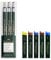 Faber-Castell 136030 - 3er Set Druckbleistifte TK-FINE 9760 | Minenstärken: 0,35 mm; 0,5 mm + 0,7 mm, Schaftfarbe: grün | Eco Bundle mit 5er Set Ersatzminen HB und B
