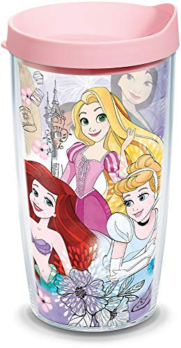 Tervis Disney - Bicchiere isolato Princess Group, 453,6 g, trasparente