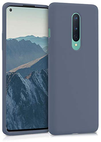 kwmobile Carcasa Compatible con OnePlus 8 (2020) Funda - Case TPU y Silicona antigolpes - Apto Carga inalámbrica - Lila Opaco