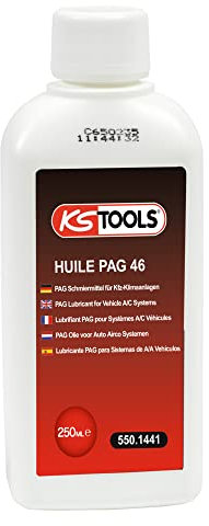 KS Tools 550.1441 Aceite 550.1441-Aceite PAG 46, 250 ML, apto para todos los sistemas de aire acondicionado